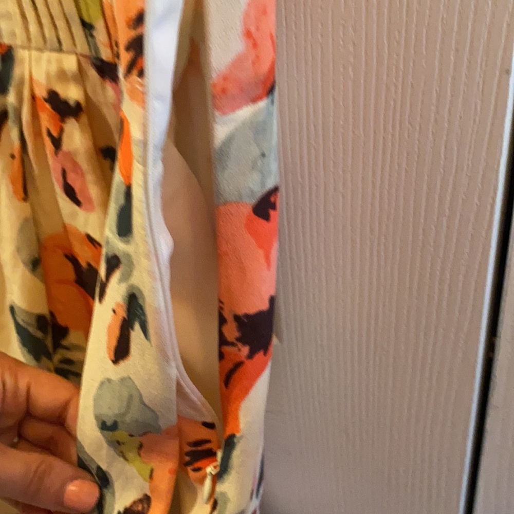 Madewell | Silk Floral Dress - Picture 3 of 5